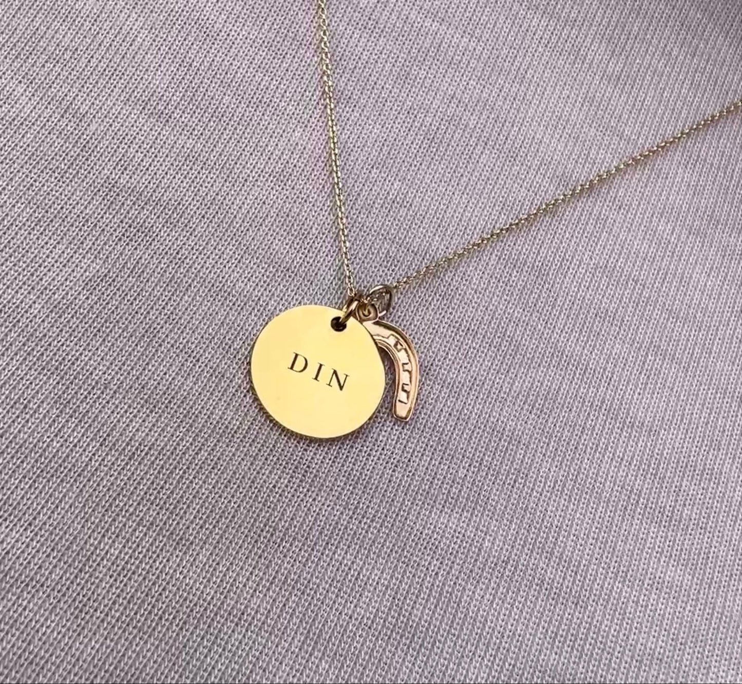 Personalizovana ogrlica Coin