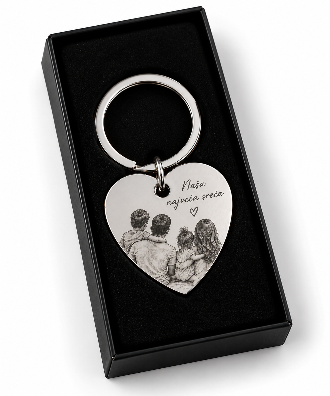 Personalizovani privjesak Heart T