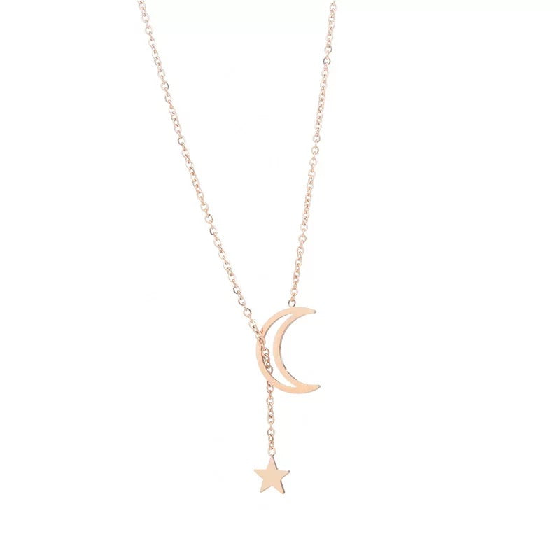 Ogrlica Moon and Star