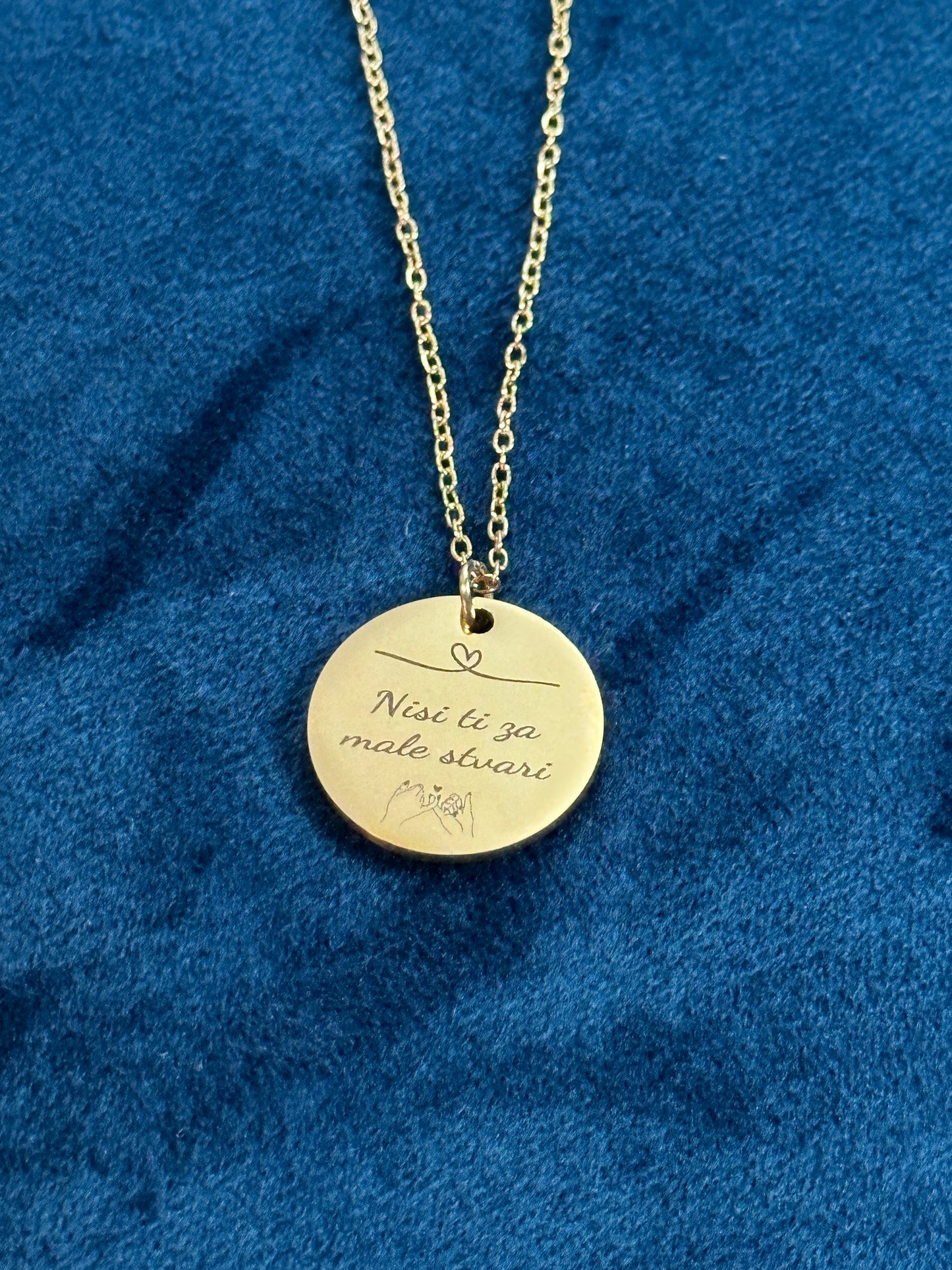 Personalizovana ogrlica Coin