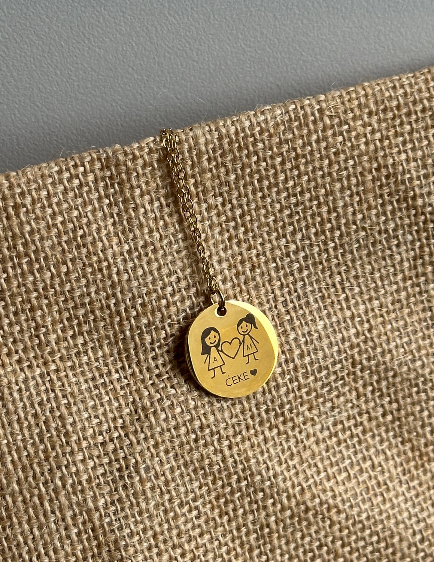 Personalizovana ogrlica Coin