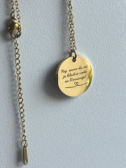 Personalizovana ogrlica Coin