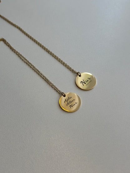 Personalizovana ogrlica Coin