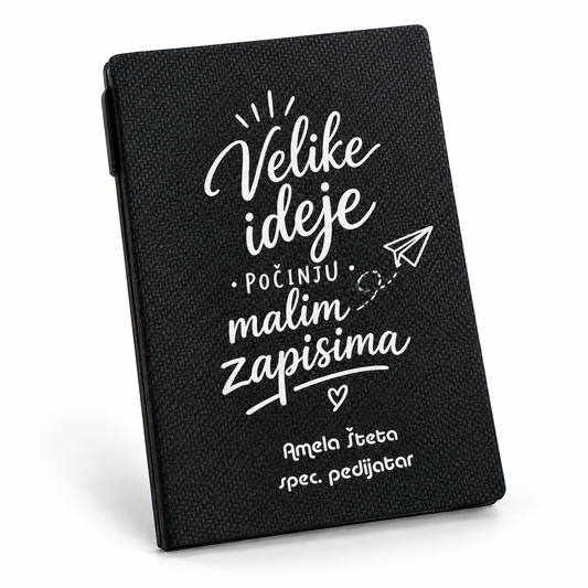 Personalizovani A5 notes sa hemijskom Tee