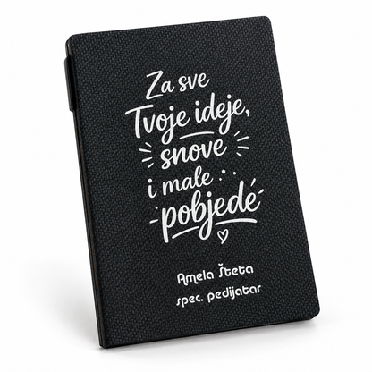Personalizovani A5 notes sa hemijskom Tee