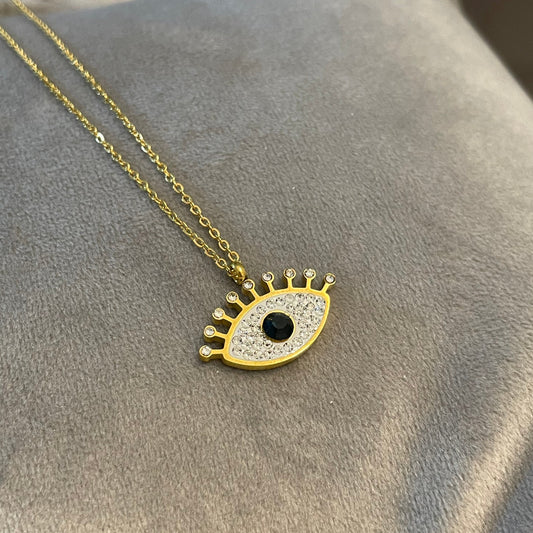 Ogrlica Crystal Evil Eye