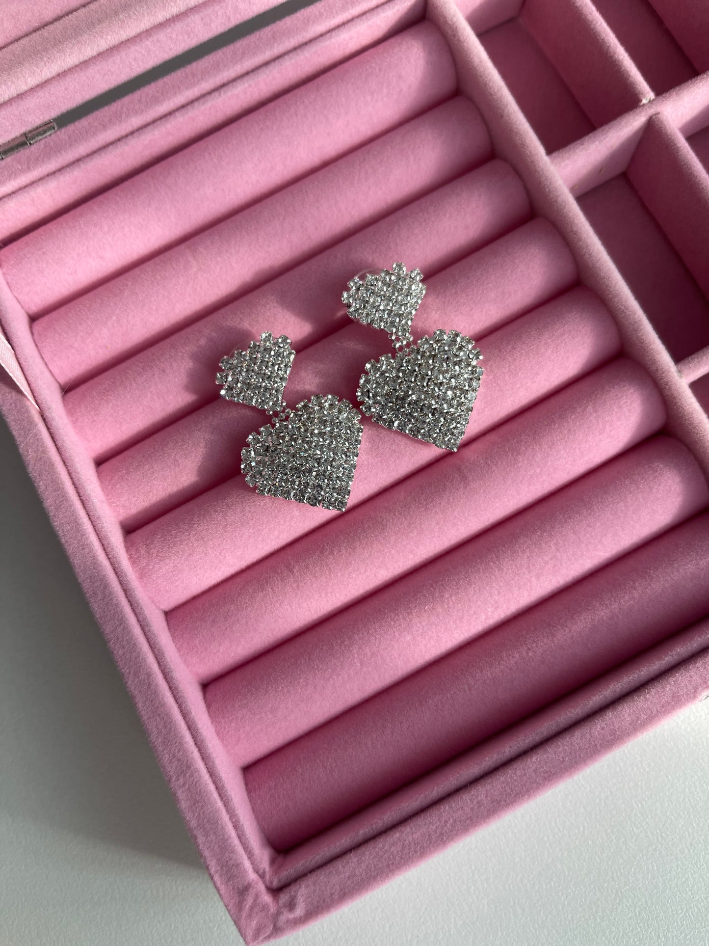 Naušnice Silver Heart